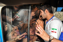 بازگشت تیم ملی کشتی فرنگي‌ به كشور